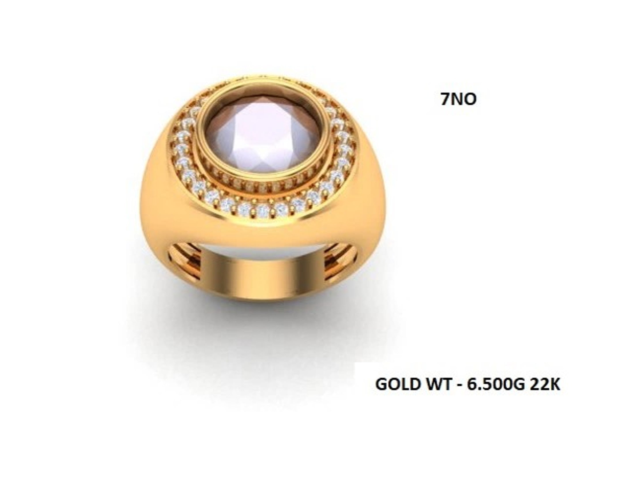 Casting Stone Ring #0179