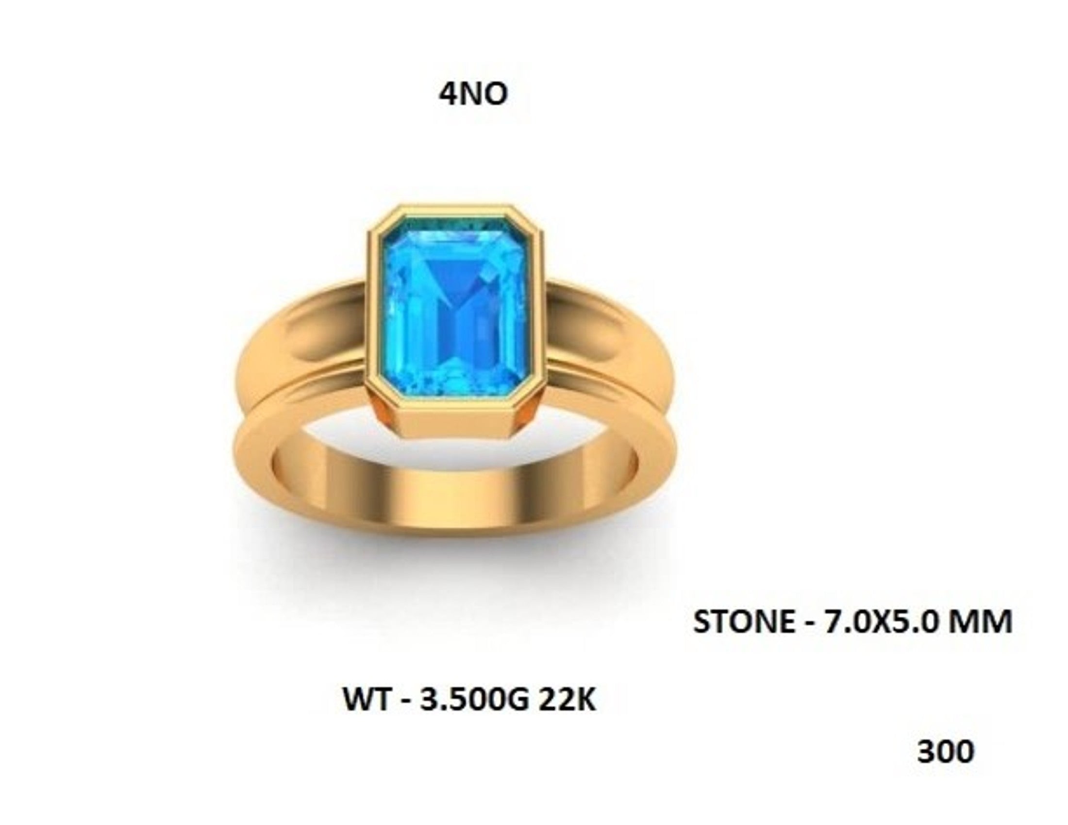 Casting Stone Ring #0303