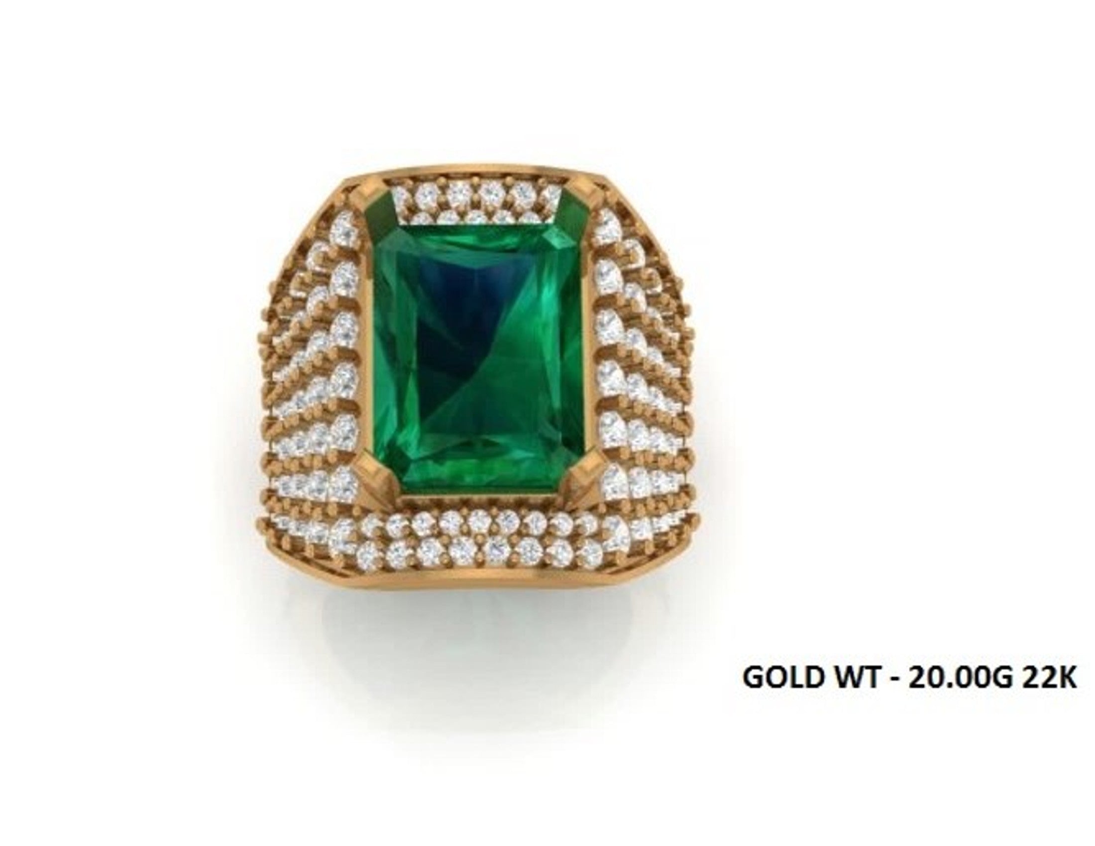 Casting Stone Ring #042