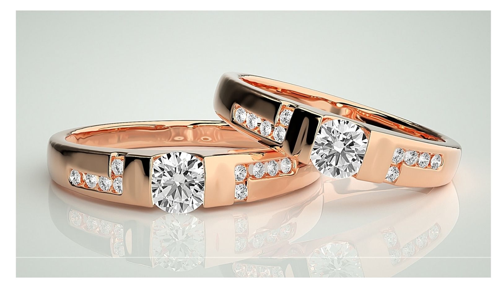 Couple Band Rings#115
