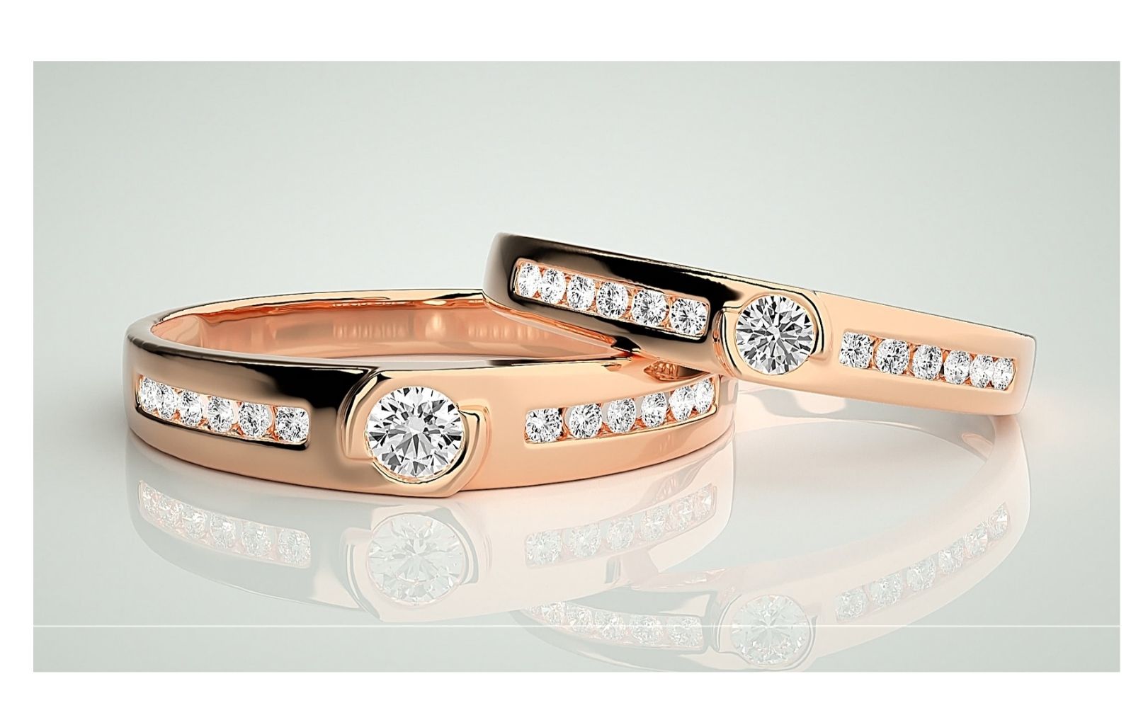 Couple Band Rings#140