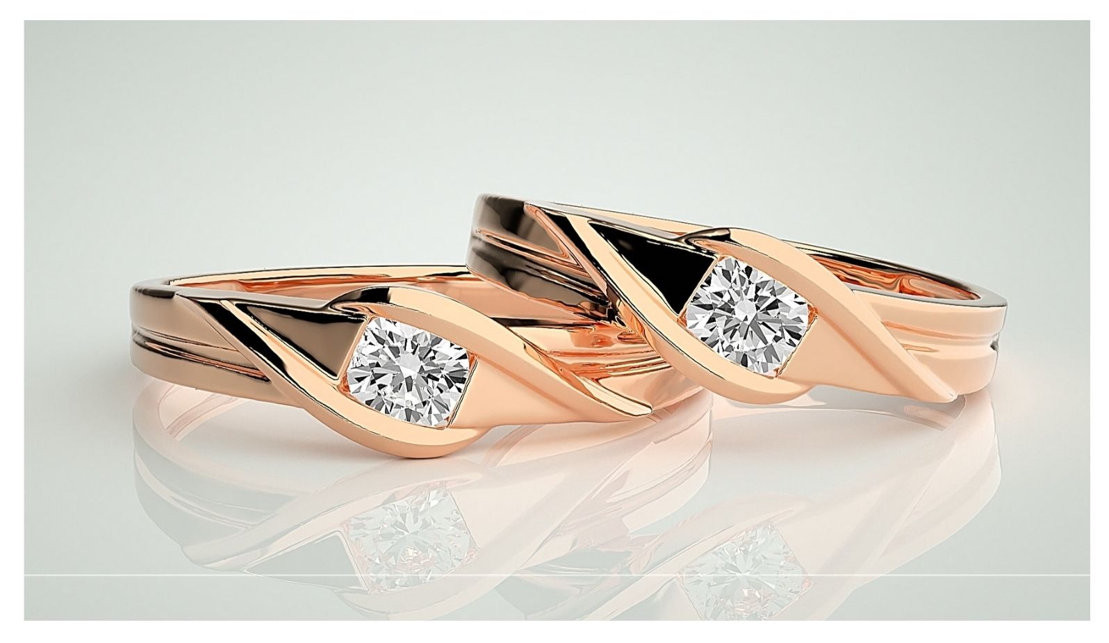 Couple Band Rings#144