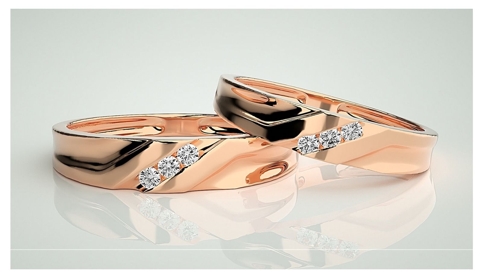 Couple Band Rings#147
