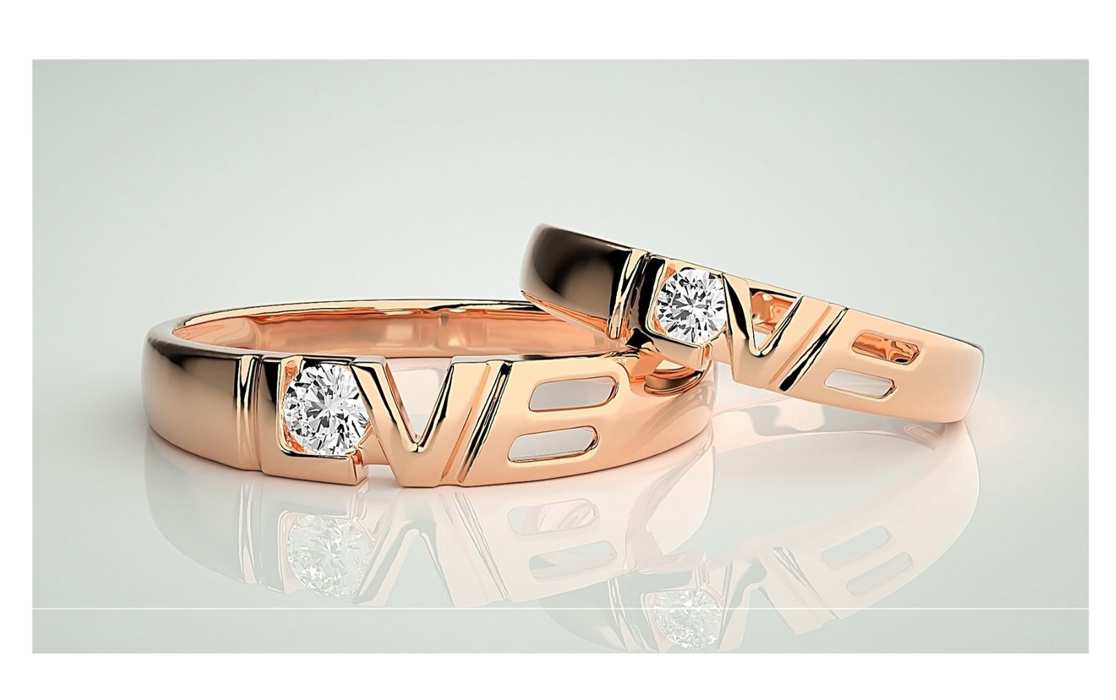 Couple Band Rings#191