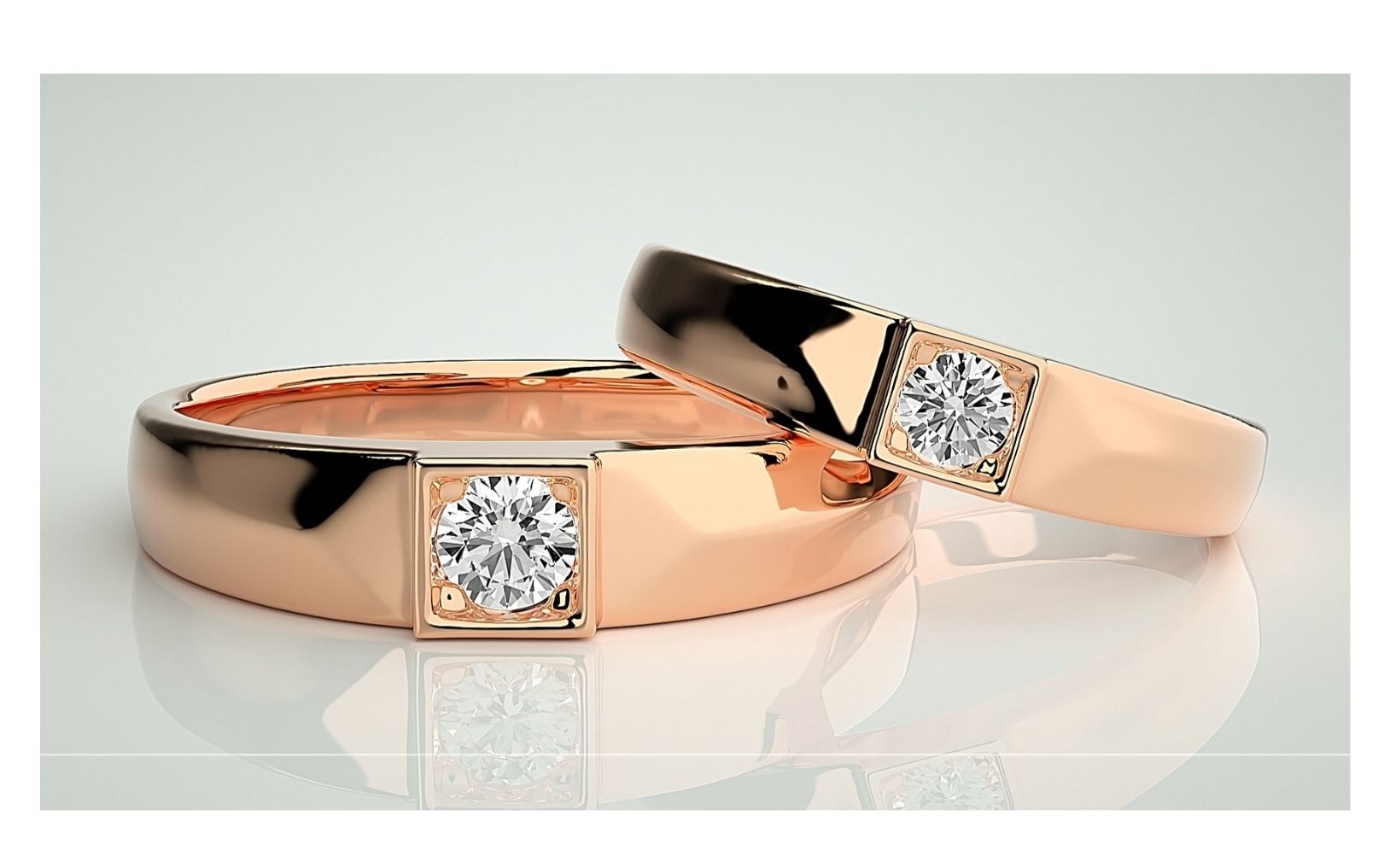 Couple Band Rings#194