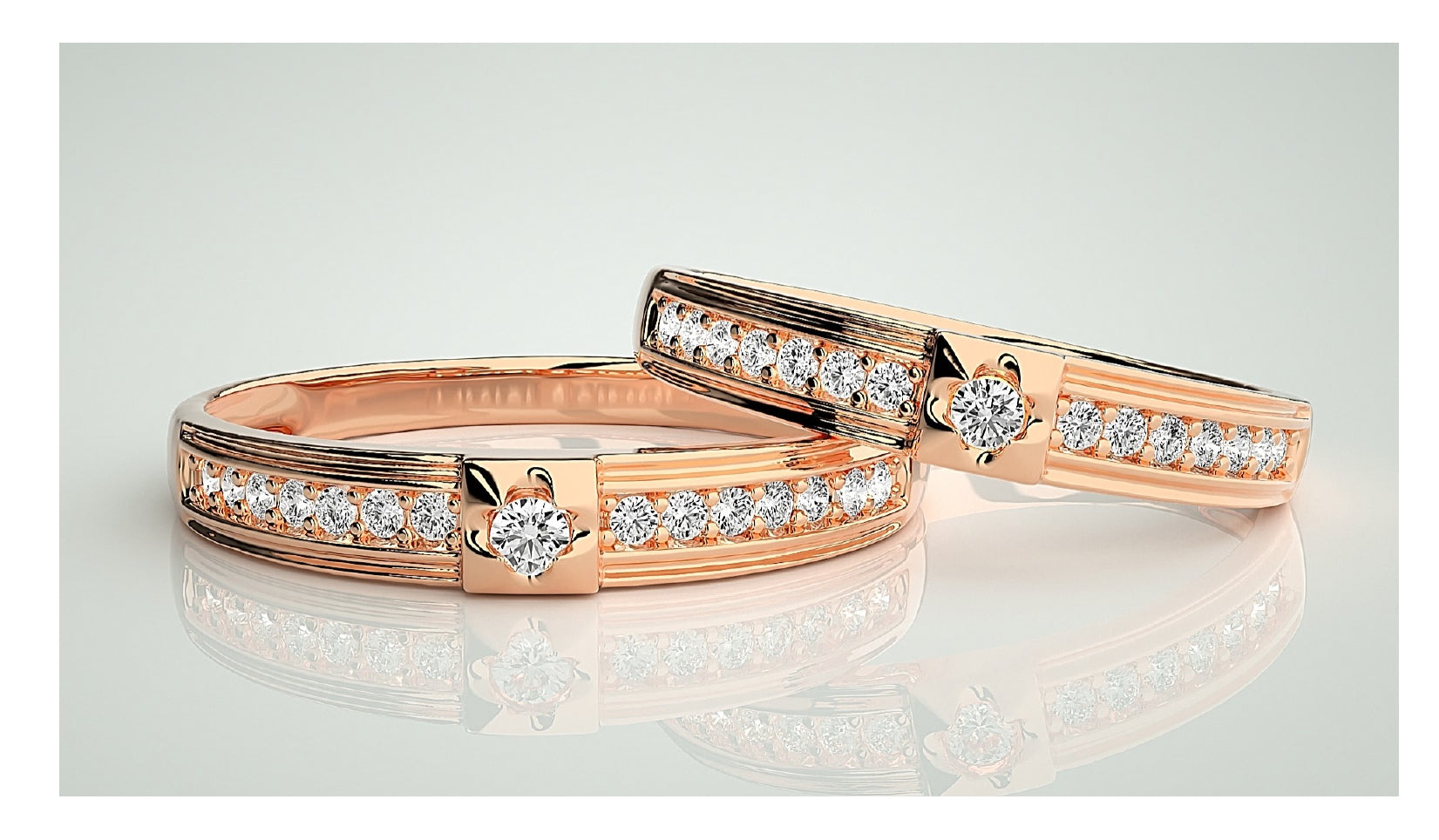 Couple Band Rings#49