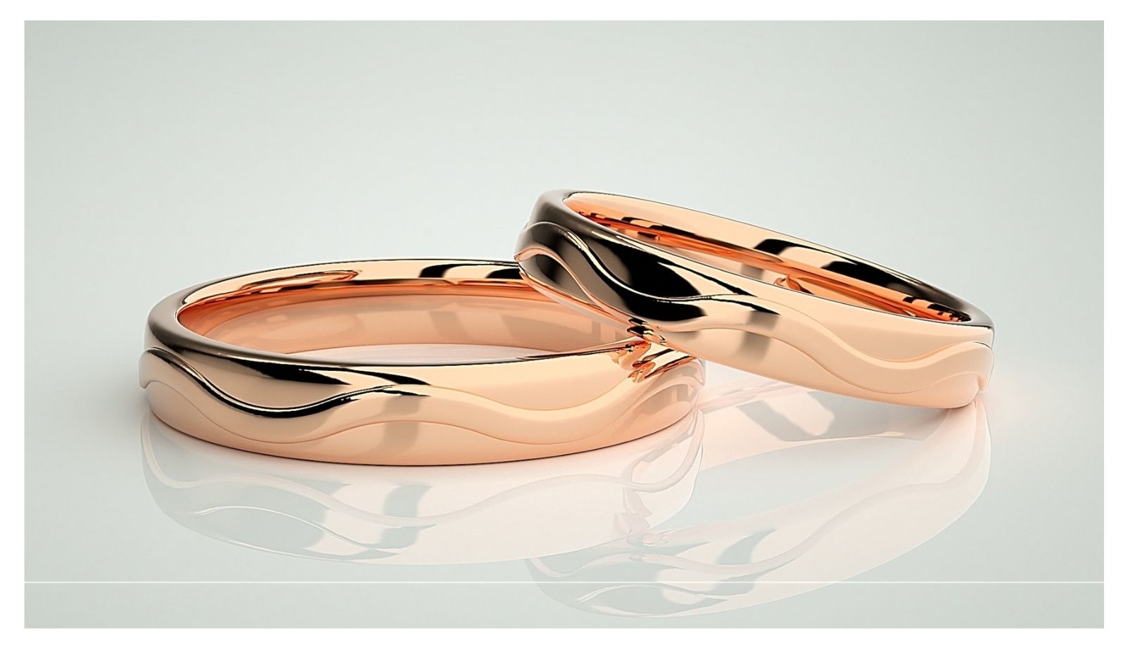 Couple Band Rings#81
