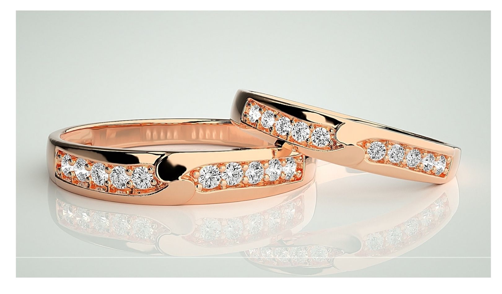 Couple Band Rings#88