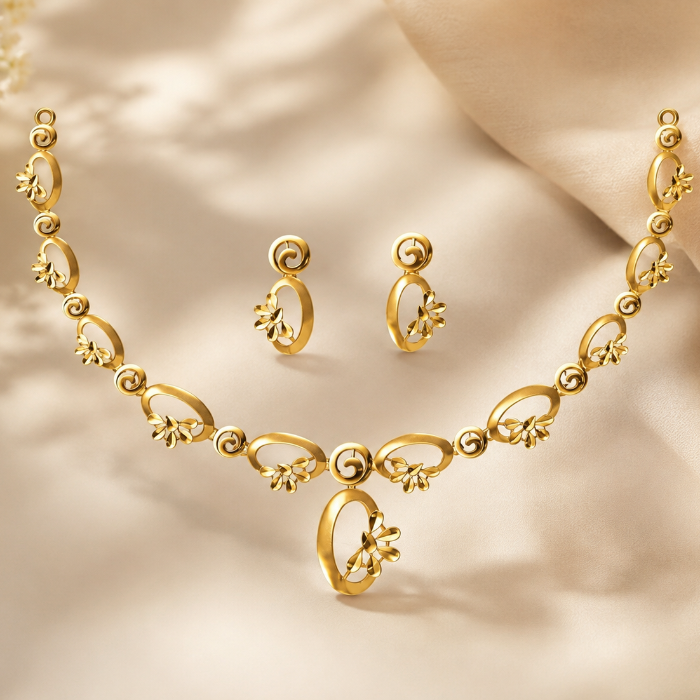18gms Womens Paper Casting Necklace #SB