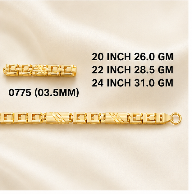 26gms Choko Type Casting chains-0775 #BB