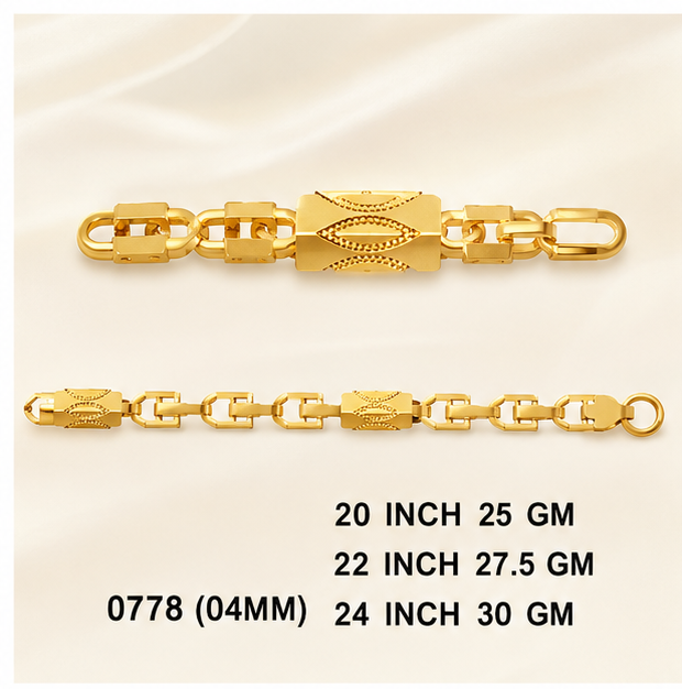 25gms Choko Type Casting chains-0778 #BB