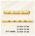 25gms Choko Type Casting chains-0777 #BB