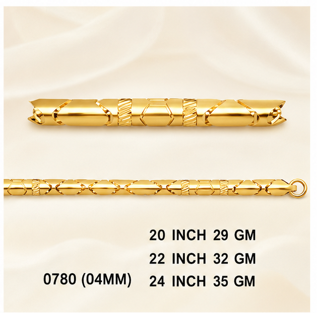 29gms Choko Type Casting chains-0780 #BB