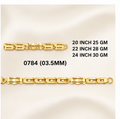 25gms Choko Type Casting chains-0784 #BB