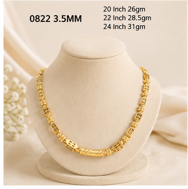 25gms Choko Type Casting chains-0822 #BB