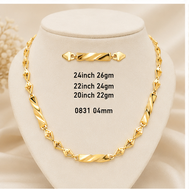 24gms Choko Type Casting chains-0831 #BB