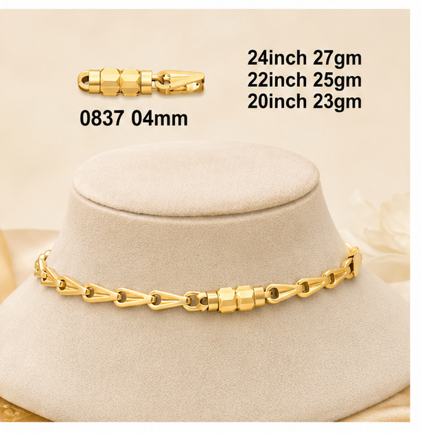 27gms Choko Type Casting chains-0837 #BB