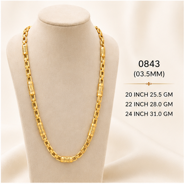 25gms Choko Type Casting chains-0845 #BB
