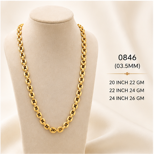 22gms Choko Type Casting chains-0846 #BB