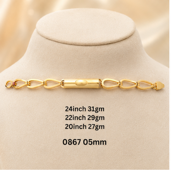 31gms Choko Type Casting chains-0867 #BB