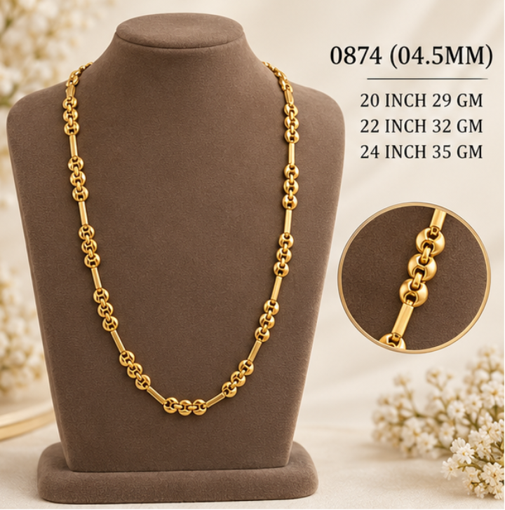 29gms Choko Type Casting chains-0874 #BB
