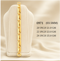21gms Choko Type Casting chains-0971 #BB