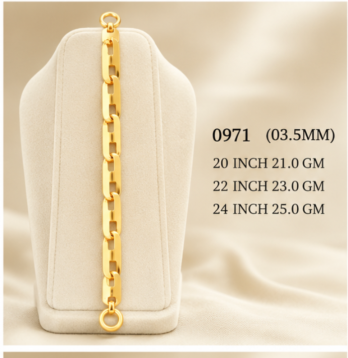 21gms Choko Type Casting chains-0971 #BB