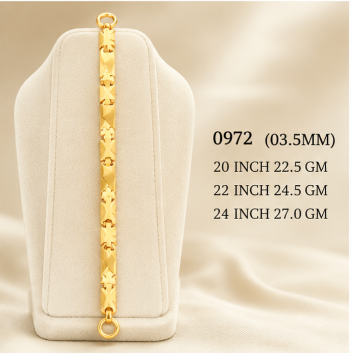 23gms Choko Type Casting chains-0972 #BB