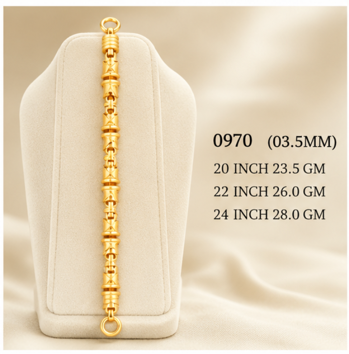 23gms Choko Type Casting chains-0970 #BB
