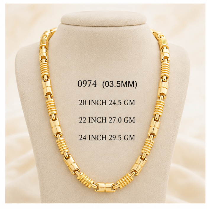 25gms Choko Type Casting chains-0974 #BB