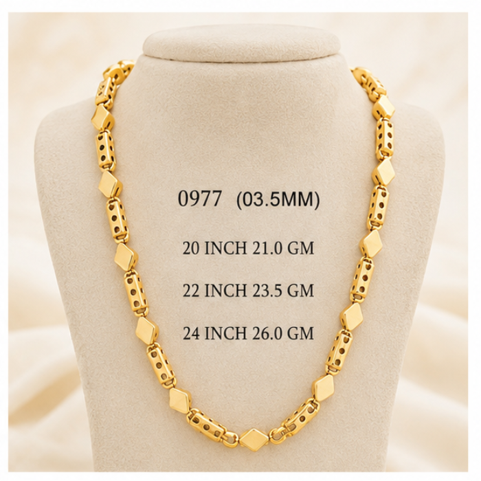 21gms Choko Type Casting chains-0977 #BB