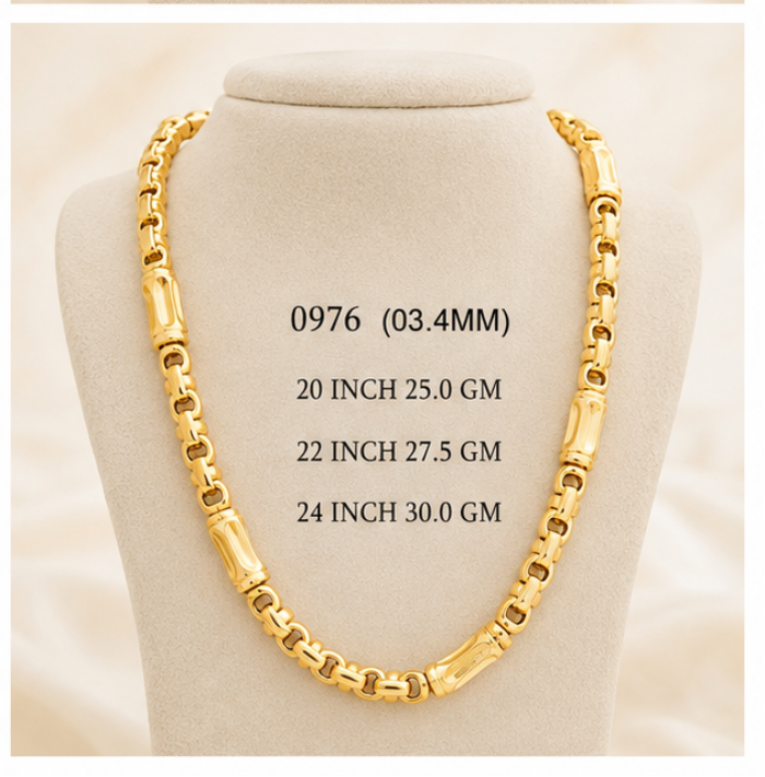 25gms Choko Type Casting chains-0976 #BB