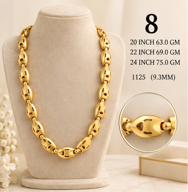 63gms Choko Type Casting chains-1125 #BB