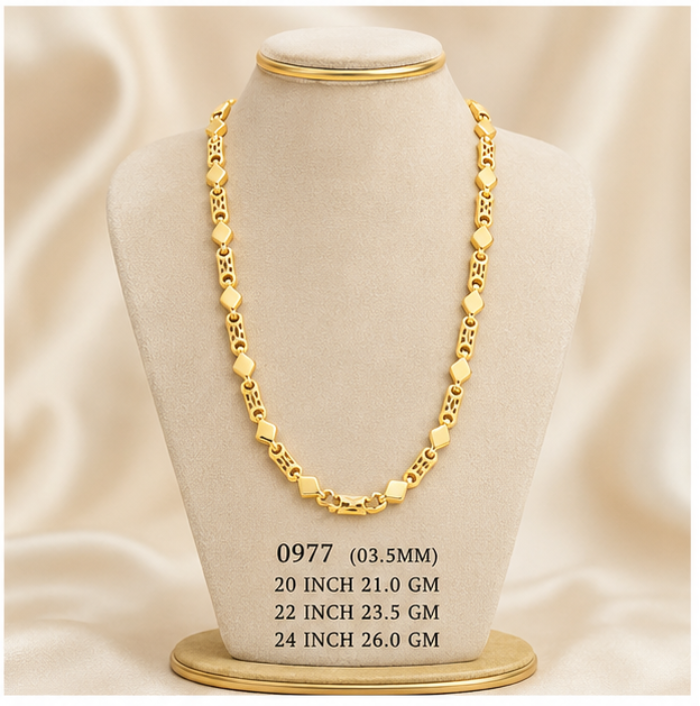 21gms Choko Type Casting chains-0977 #BB
