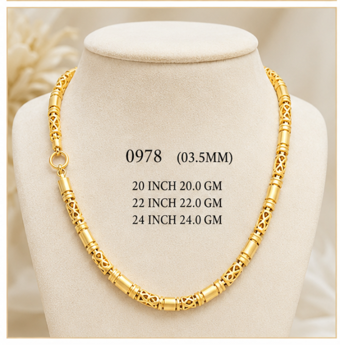 20gms Choko Type Casting chains-0978 #BB