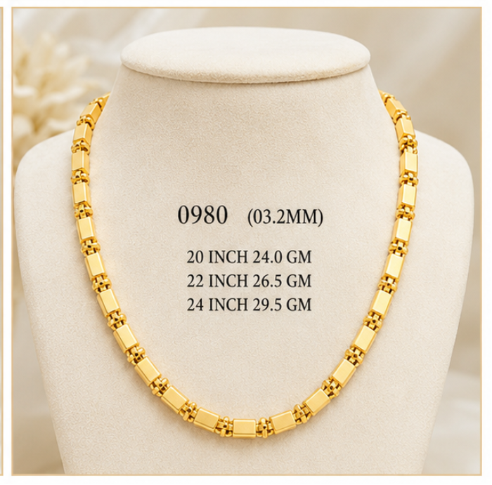 24gms Choko Type Casting chains-0980 #BB