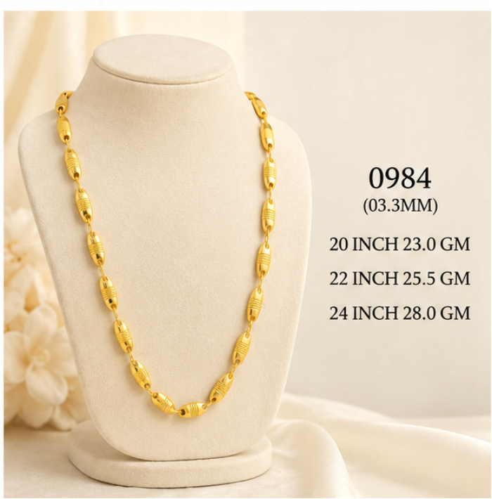 25gms Choko Type Casting chains-0984 #BB