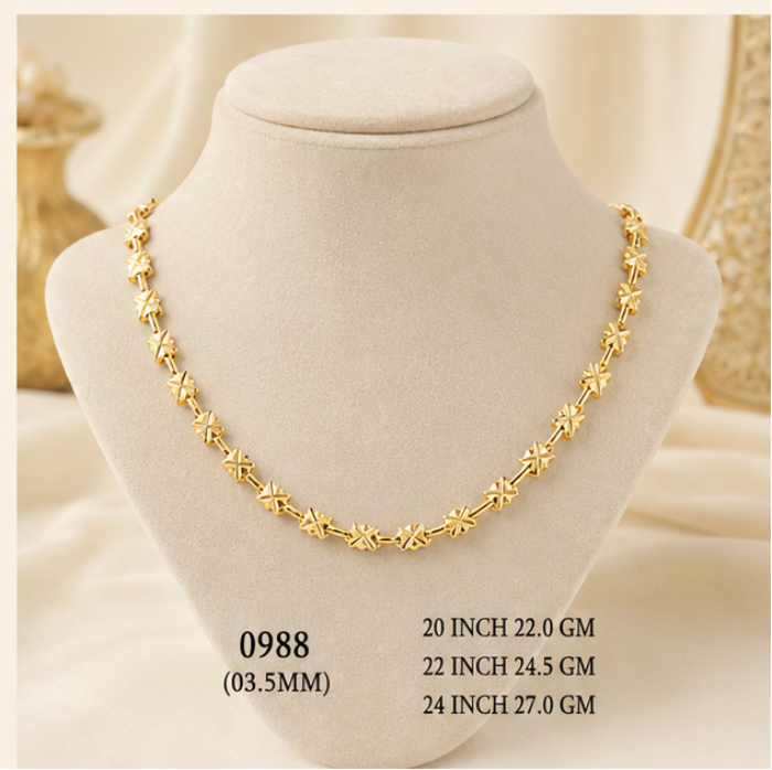 22gms Choko Type Casting chains-0992 #BB