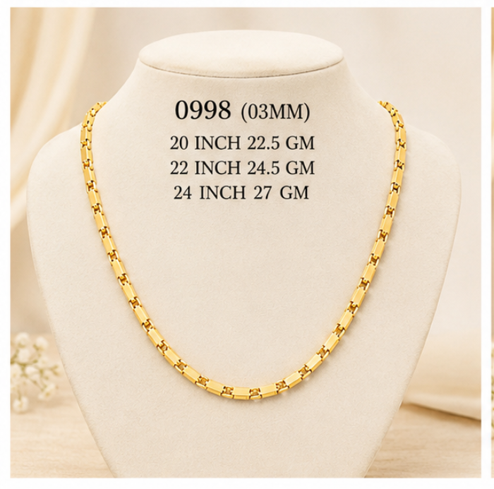 23gms Choko Type Casting chains-0998 #BB