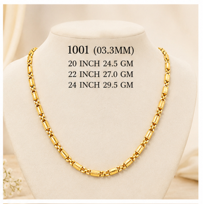 25gms Choko Type Casting chains-1001#BB