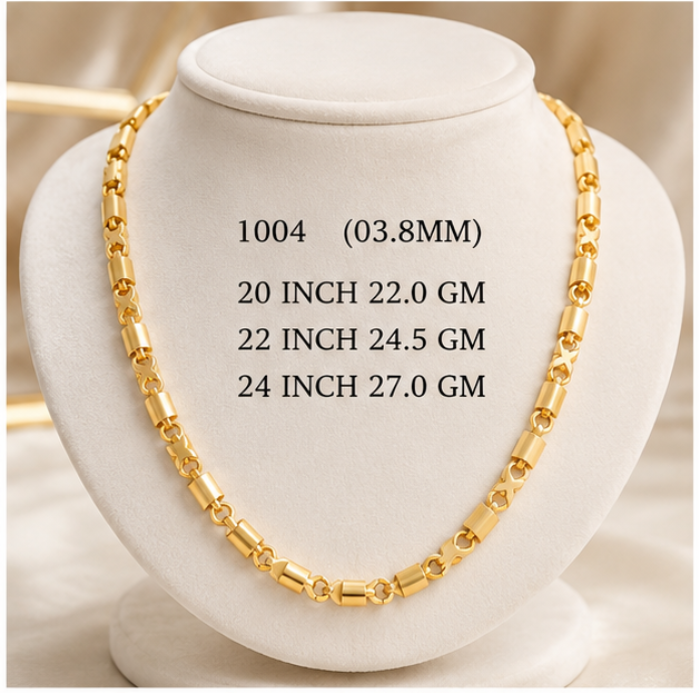 22gms Choko Type Casting chains-1004 #BB