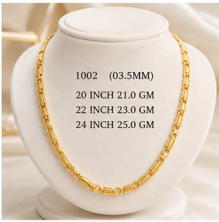 21gms Choko Type Casting chains-1002 #BB