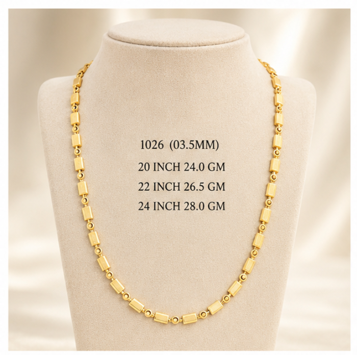24gms Choko Type Casting chains-1026 #BB