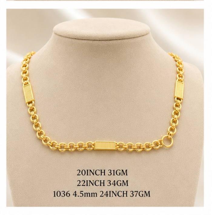 37gms Choko Type Casting chains-1036 #BB