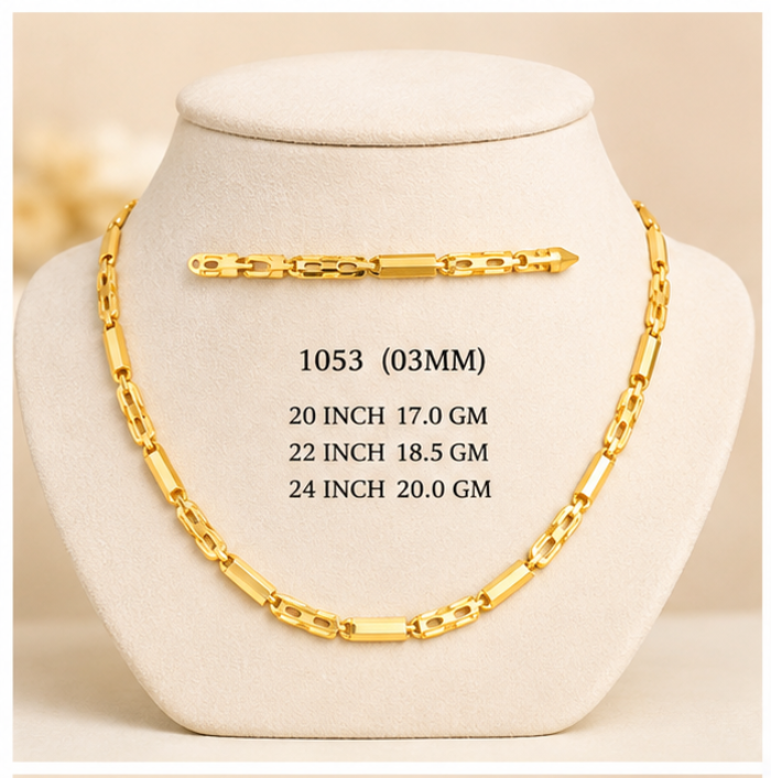 17gms Choko Type Casting chains-1053 #BB