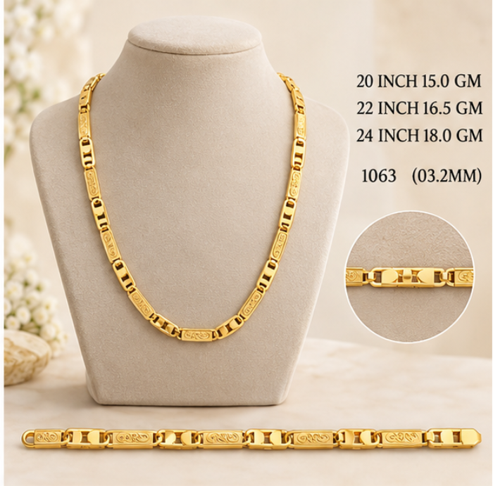 15gms Choko Type Casting chains-1063 #BB