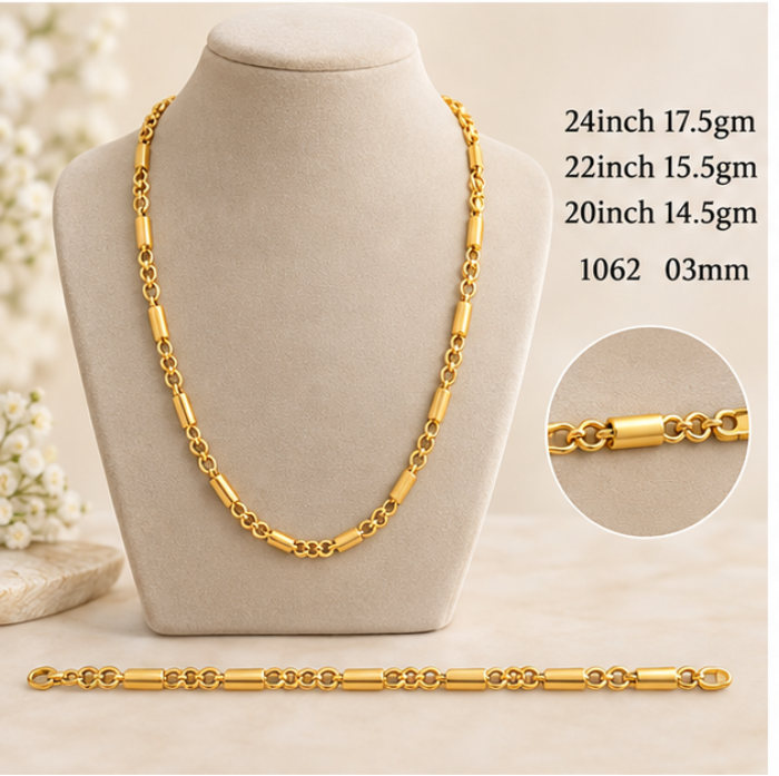 18gms Choko Type Casting chains-1062 #BB