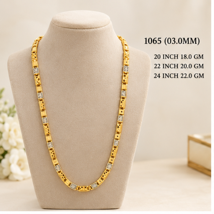 18gms Choko Type Casting chains-1065 #BB