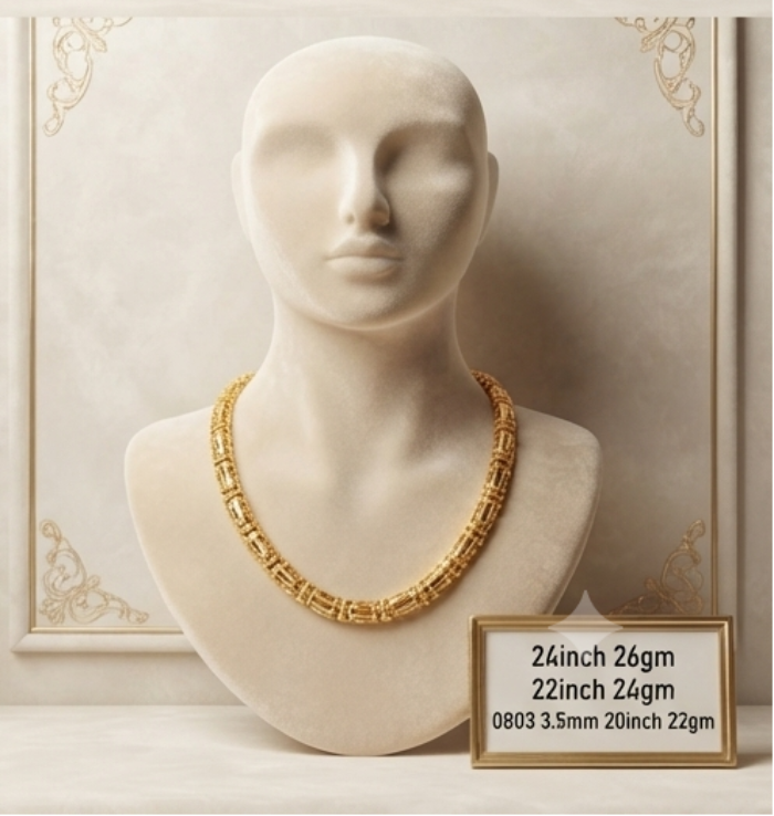 22gms Choko Type Casting chains-0803 #BB