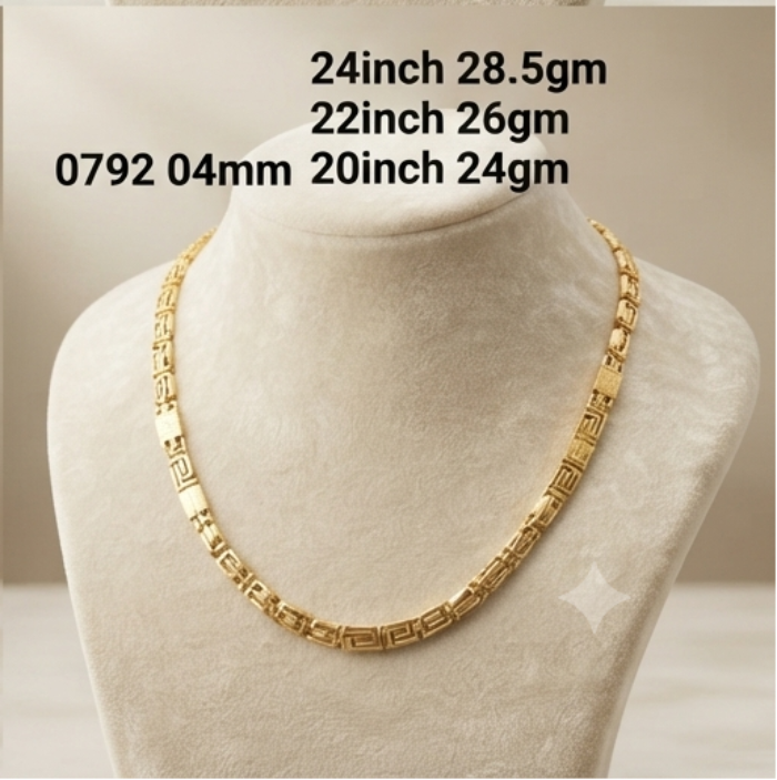 29gms Choko Type Casting chains-0792 #BB